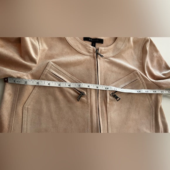 BCBGMaxAzria Blush Midi Dress with 3/4 Sleeves - Picture 7 of 12